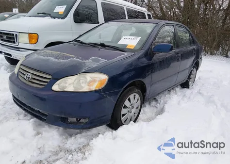 2004 Toyota Corolla Le z USA, uszkodzony, nr VIN 2T1BR32EX4C252861